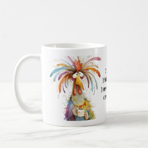 Mug Bien sûr que je parle tout seul Coq Drôle