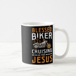 Mug Bienheureux Biker Croisière Pour Jesus Christian M