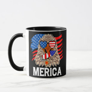 Mug Bientôt Eagle Mullet 4th of July American Flag