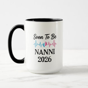 Mug Bientôt grand-mère 2026, NANNI, MIMI