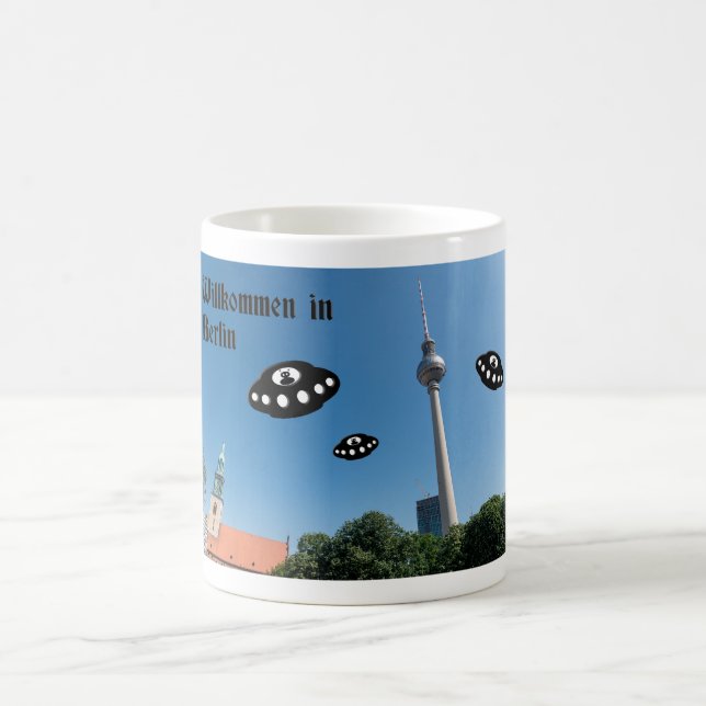 Mug Bienvenue à Berlin.   Visiteurs extraterrestres  (Centre)