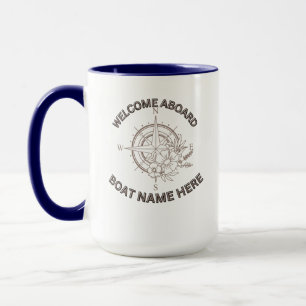 Mug Bienvenue à bord des coussins