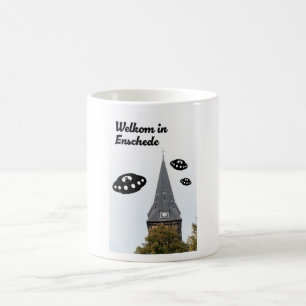 Mug Bienvenue à Enschede Les OVNI vous souhaitent la b