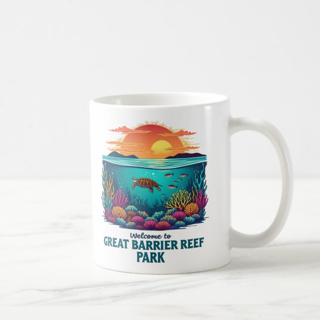 Mug Bienvenue à Great Barrier Reef National Australian (Droite)