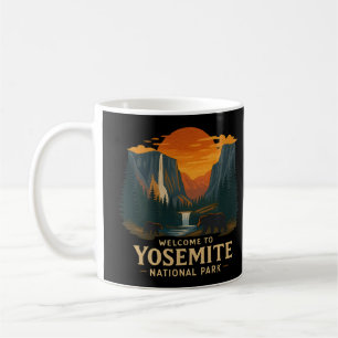 Mug Bienvenue à la broderie Yosemite National USA