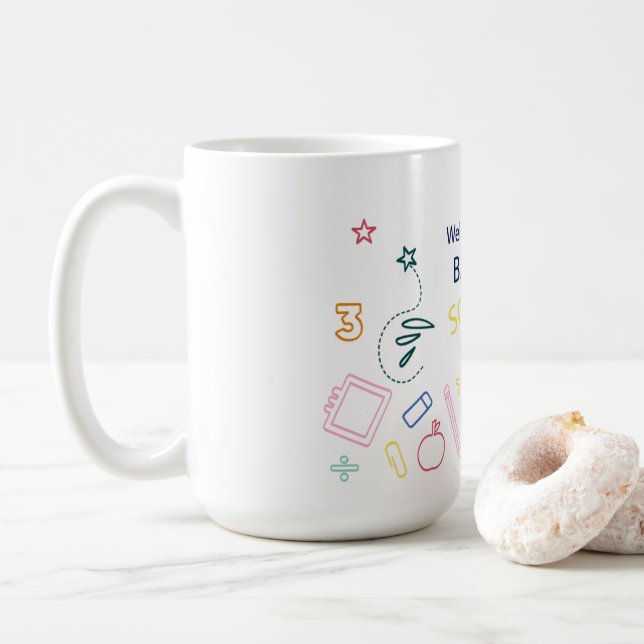 Mug Bienvenue À L'École (Avec donut)