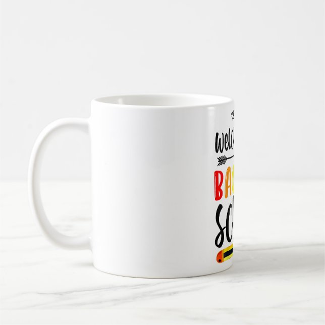 Mug Bienvenue À L'École Premier Jour De L'École Enseig (Gauche)