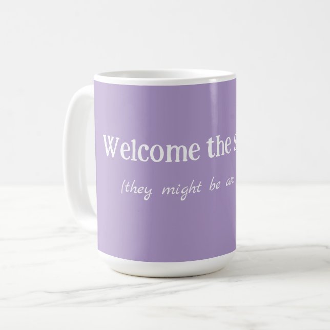 Mug Bienvenue à l'étranger (Devant gauche)