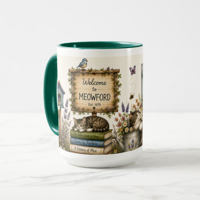 Mug Bienvenue à Meowford (Devant gauche)