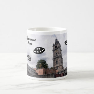 Mug Bienvenue à Mons. Les OVNI vous souhaitent la bien