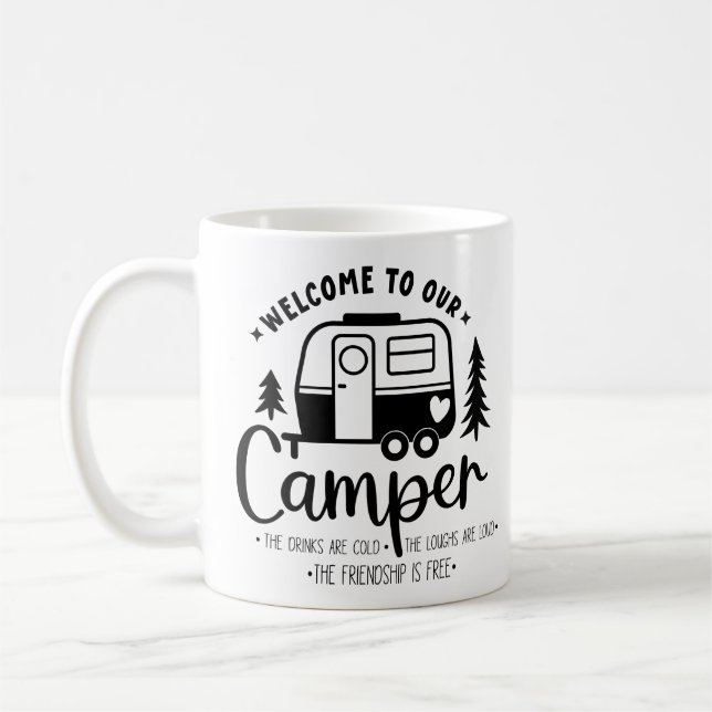 Mug Bienvenue À Notre Camper (Gauche)