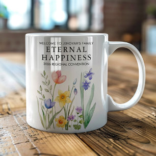 Mug Bienvenue dans la famille de Jéhovah Bonheur Étern