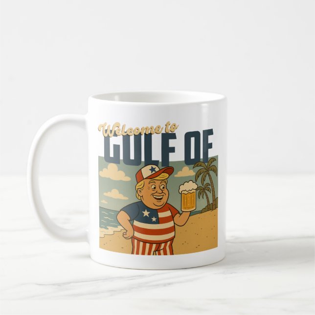 Mug bienvenue dans le golfe d'amérique (Gauche)