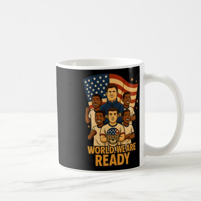Mug Bienvenue dans le monde, nous sommes prêts pour le (Droite)