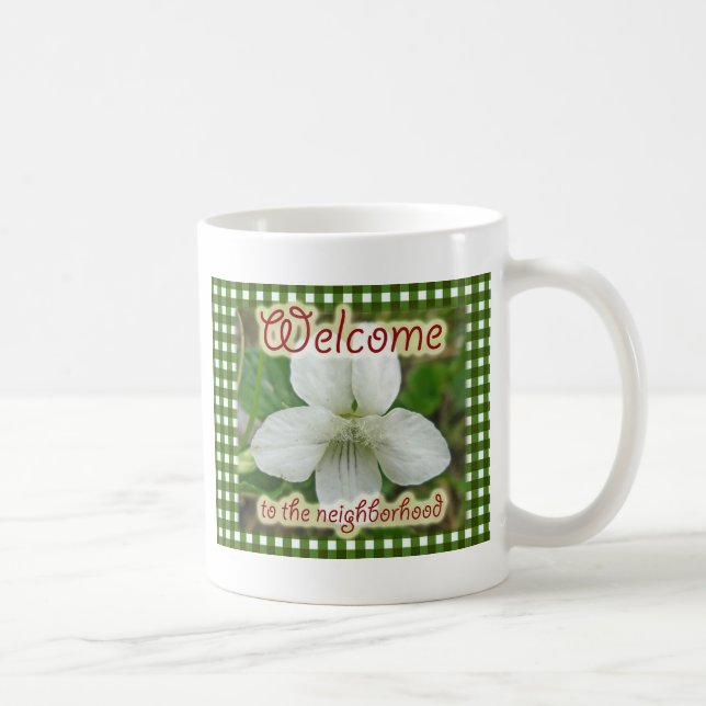 Mug Bienvenue dans le quartier White Violet (Droite)