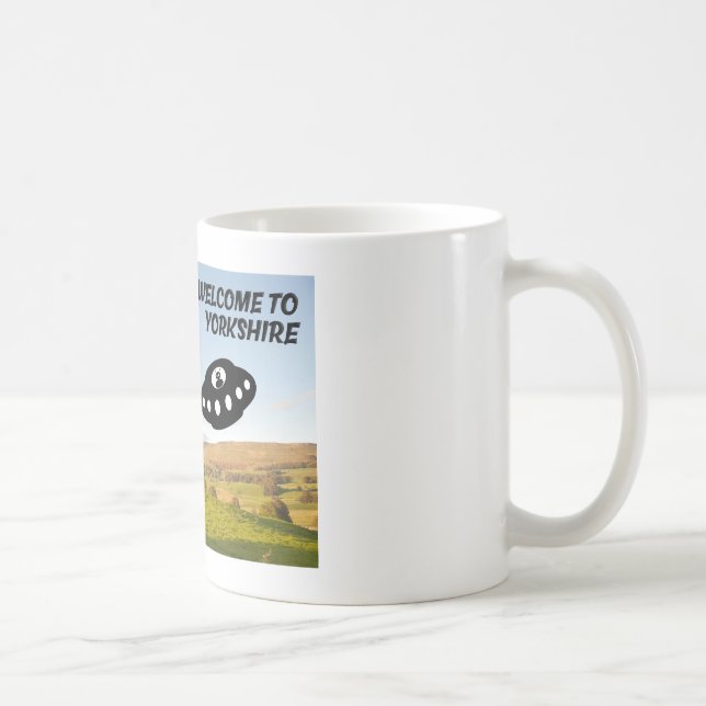 Mug Bienvenue dans le Yorkshire avec quelques visiteur (Droite)