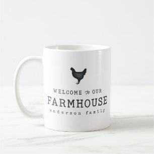 Mug Bienvenue dans notre ferme Pays Poulet rustique