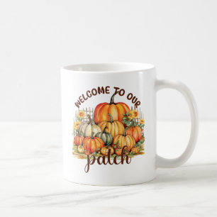 Mug Bienvenue dans notre Patch - Cosy Citrouille Patch