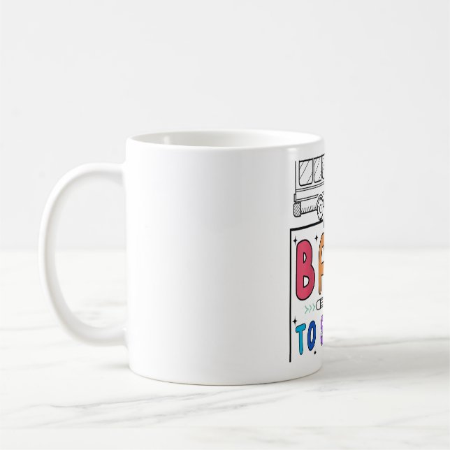 Mug Bienvenue Retour à l'école Premier jour enseignant (Gauche)