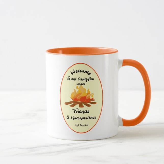 Mug Bienvenue sur la citation de Cabine Friends Marshm (Droite)