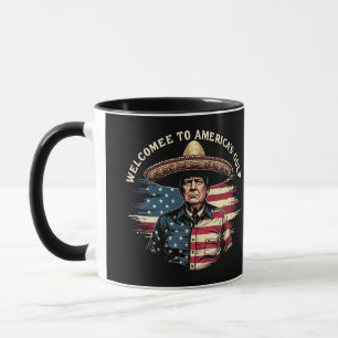 Mug Bienvenue sur la côte Est de Trump aux États-Unis
