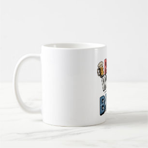 Mug Bière blanche rouge et brune brune brasse brille l