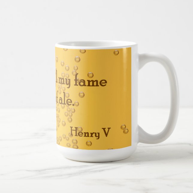 Mug Bière de Shakespeare Henry V/tasse de bière (Droite)