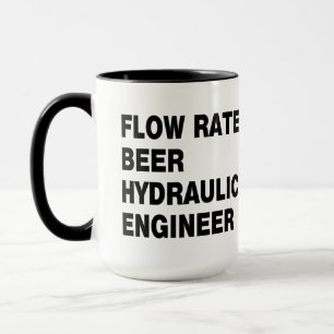 Mug Bière d'ingénieur hydraulique