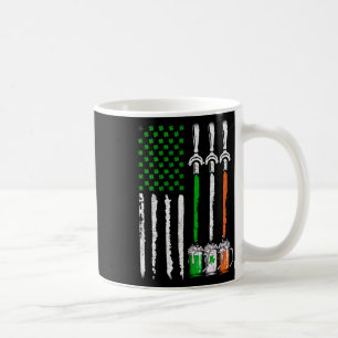 Mug Bière irlandaise Irlande Drapeau américain Fête de