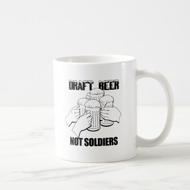 MUG BIÈRE PRESSURISÉE. PAS DE SOLDATS. (Droite)