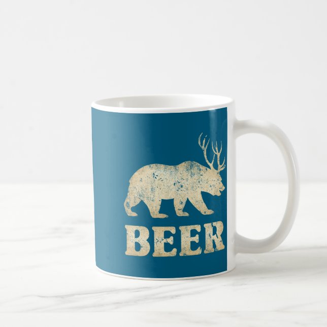 Mug Bières Vintage Bear Deer  (Droite)
