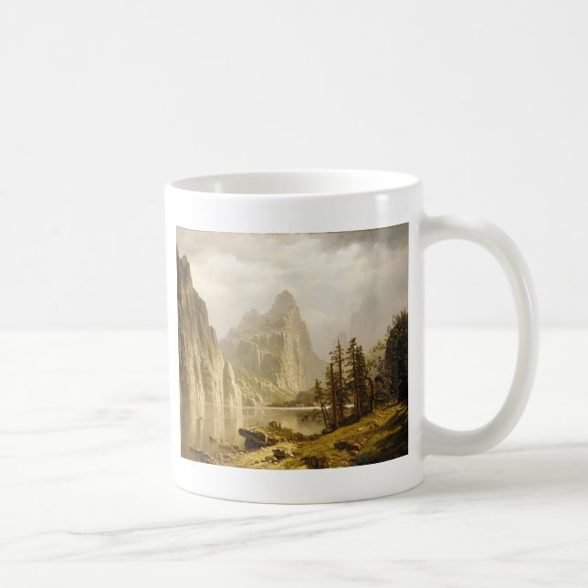 Mug Bierstadt Albert Rivière Merced Vallée de Yosemite (Droite)