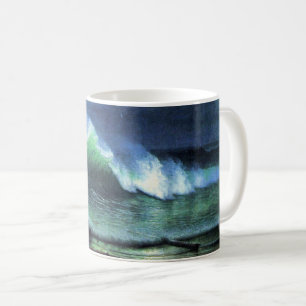 Mug Bierstadt - mer d'Emeraude, peinture d'art,