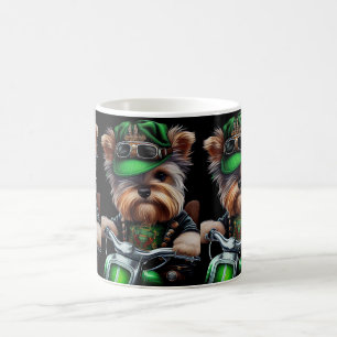 Mug Biewer Terrier Chien Conduite Vélo St. Patrick's D