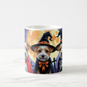 Mug Biewer Terrier Chiens Citrouille Halloween Funny