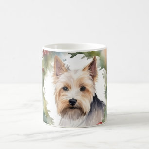 Mug Biewer Terrier Noël Wreath Festive Pup