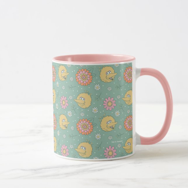 Mug Big Bird | Good Vibes Floral Pattern (Droite)