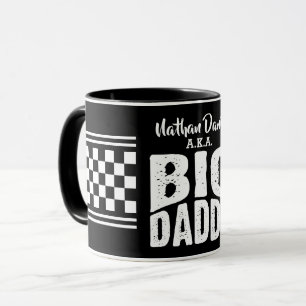 Mug Big Daddy avec votre nom en texte blanc sur fond n