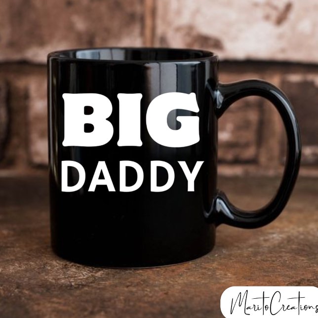 Mug Big Daddy coffee mug, gift for dad. (Créateur téléchargé)