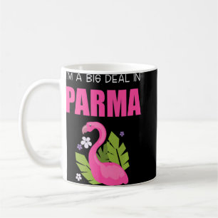 Mug Big Deal Sarcastic Funny Parma Ohio Flamant rose r