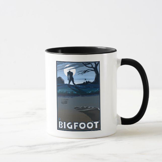 Mug Big Foot à travers le terrain de golf (Droite)