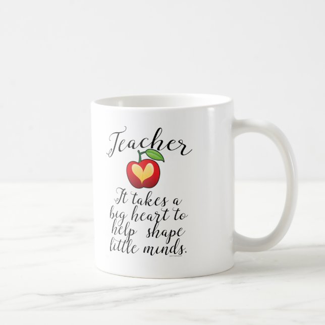 Mug Big Heart To Help Shape Little Minds (Droite)