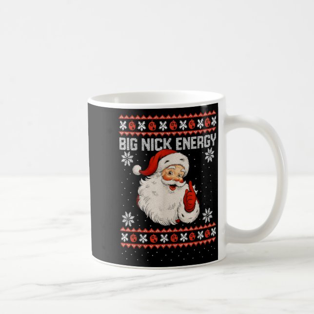 Mug Big Nick Energy Santa Xmas Ugly Christmas Sweater  (Droite)