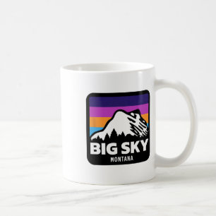 Mug Big Sky Montana Ski Snowboard Famille Ski