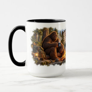 Mug Bigfoot alimenté par le café et des décisions dout