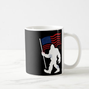Mug Bigfoot Avec Drapeau Américain Drôle 4 juillet Pou