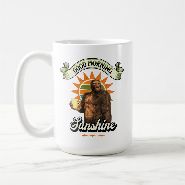 Mug Bigfoot Café Drôle Humour du Matin (Gauche)