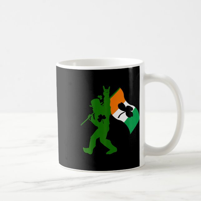 Mug Bigfoot Clover Leaf St Patricks Day Irlandais Sasq (Droite)
