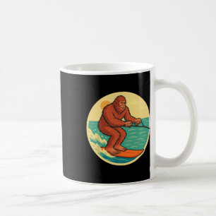 Mug Bigfoot Eau Ski Vintage Cryptid Beach Graphic