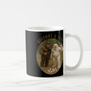 Mug Bigfoot et ami Vlog drôle Meme Randonnée Selfie S